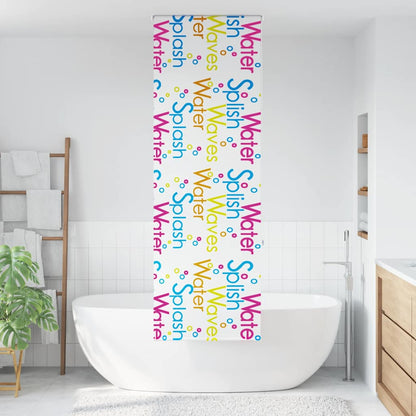 Tenda a Rullo Doccia 80x240 cm Larghezza Tessuto 76 cm
