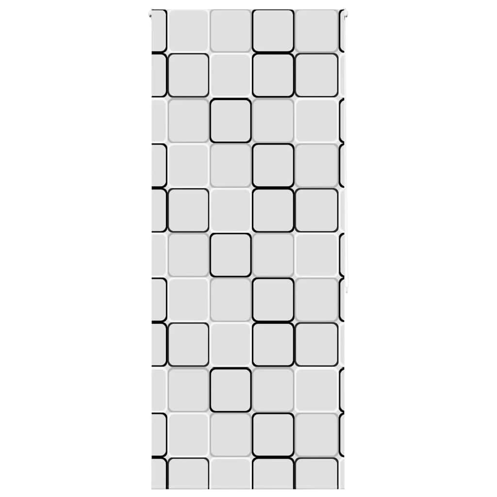 Tenda a Rullo Doccia 90x240 cm Larghezza Tessuto 86 cm