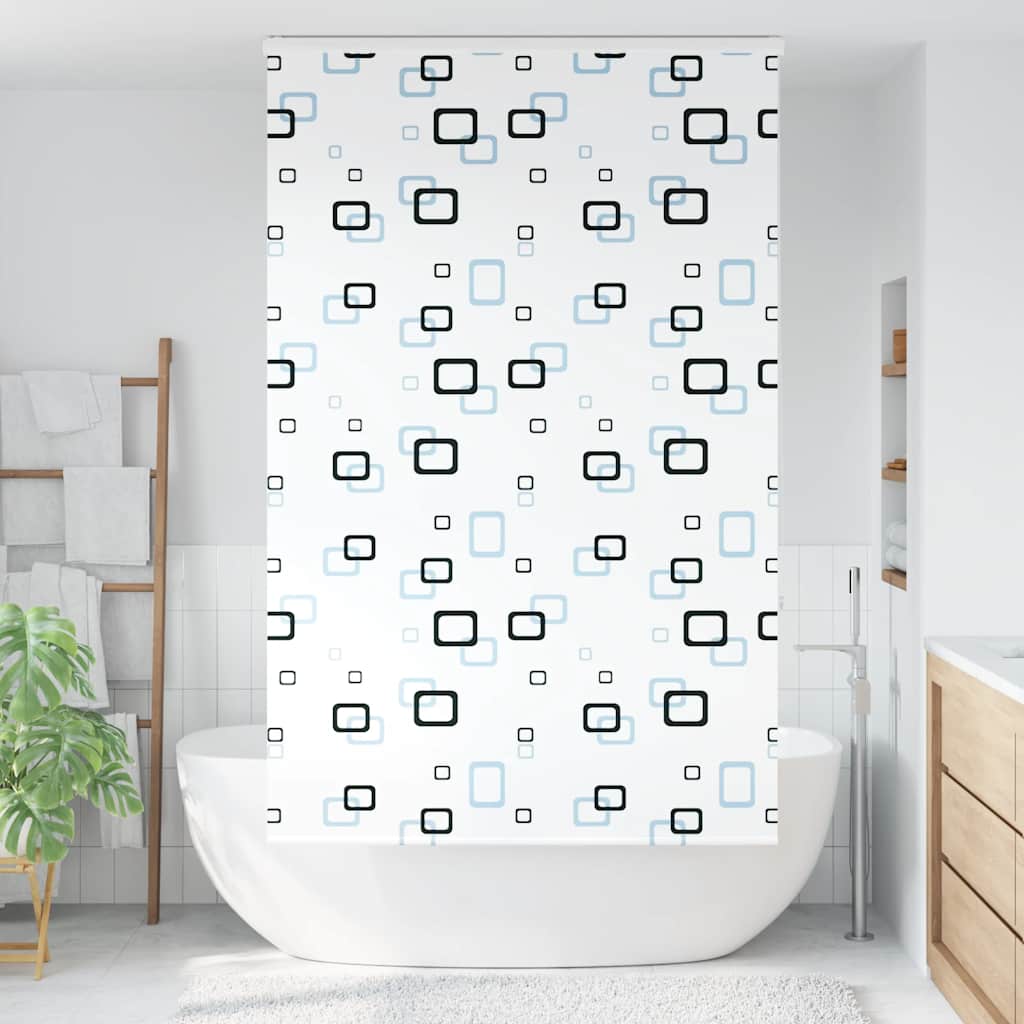 Tenda a Rullo Doccia con Cassonetto 120x240cm Larghezza Tessuto