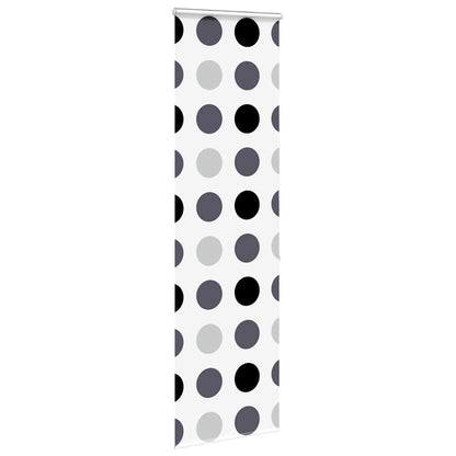Tenda a Rullo per Doccia Cassonetto 80x240 cm Larghezza Tessuto