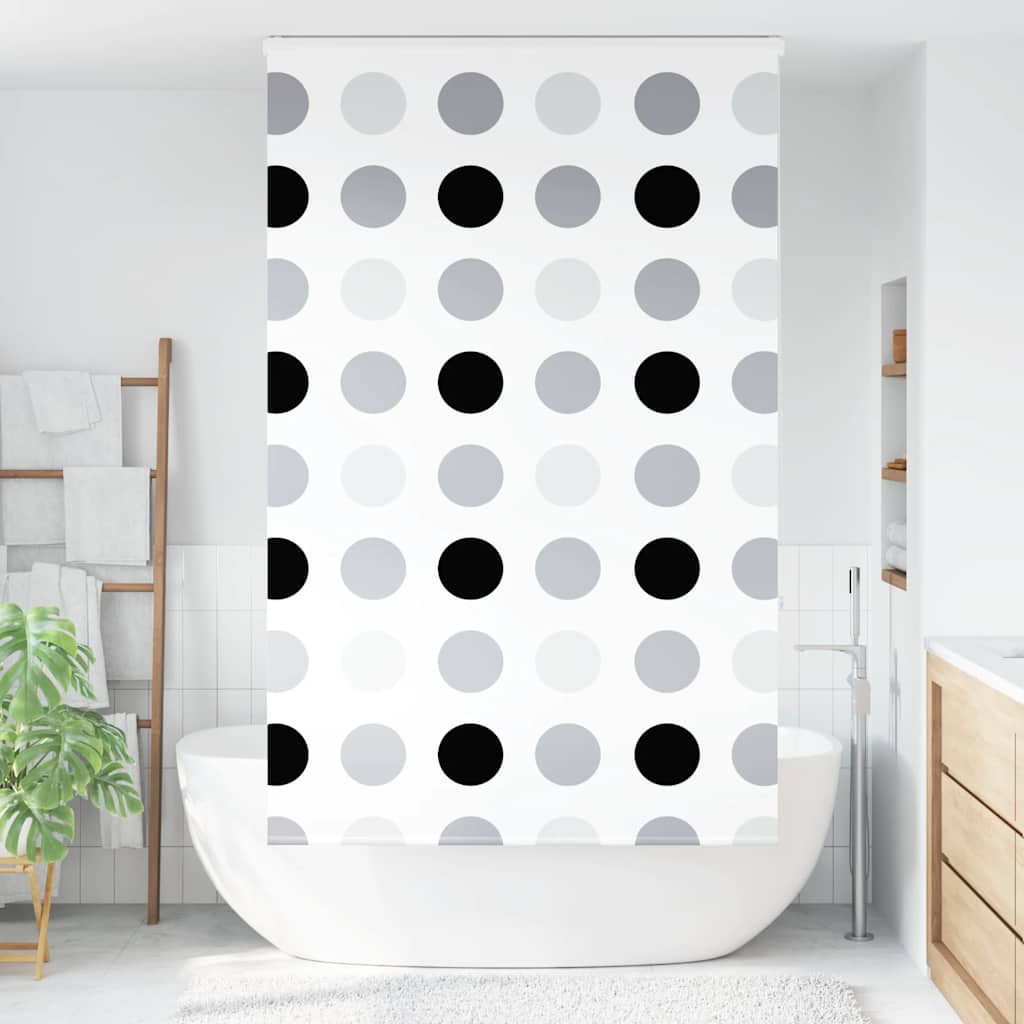 Tenda a Rullo Doccia con Cassonetto 120x240cm Larghezza Tessuto