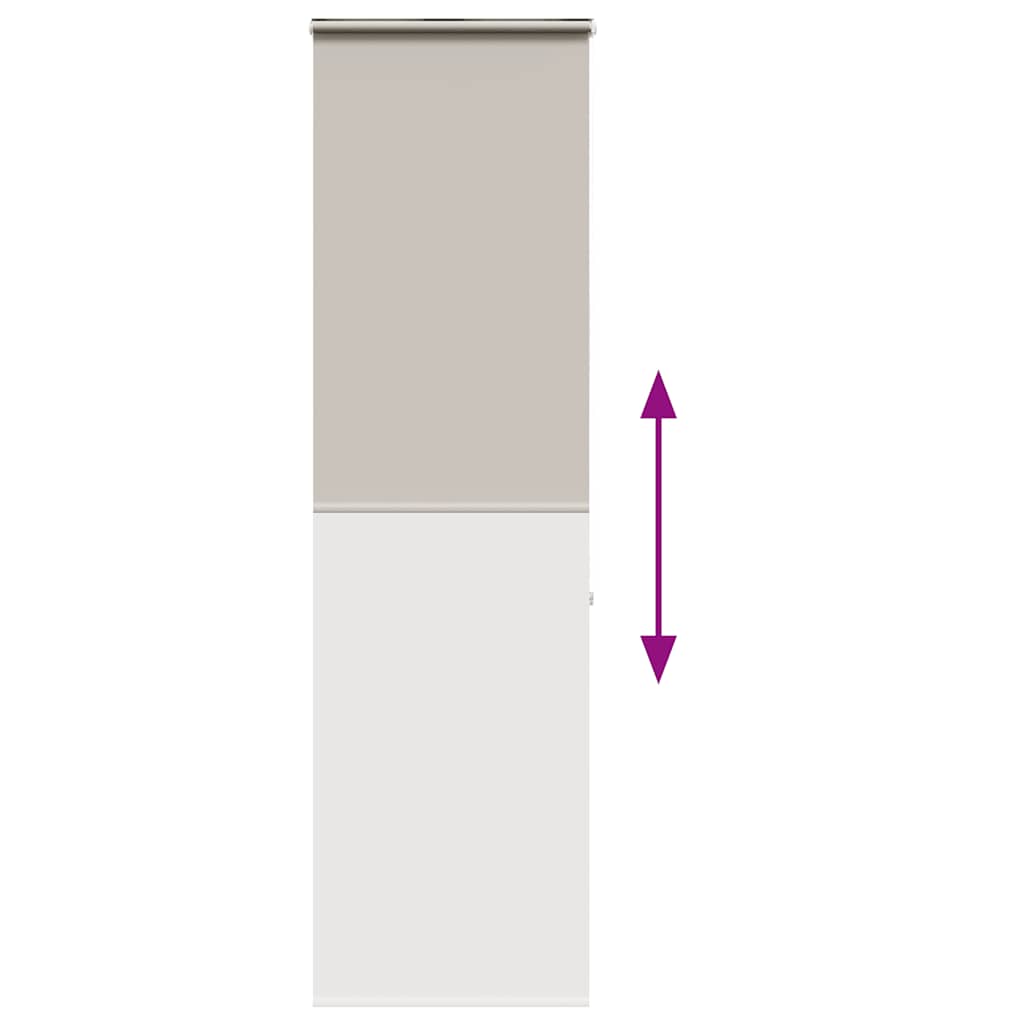 Tenda a Rullo per Doccia Cassonetto 60x240 cm Larghezza Tessuto