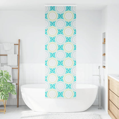 Tenda a Rullo Doccia con Cassonetto 70x240 cm Larghezza Tessuto