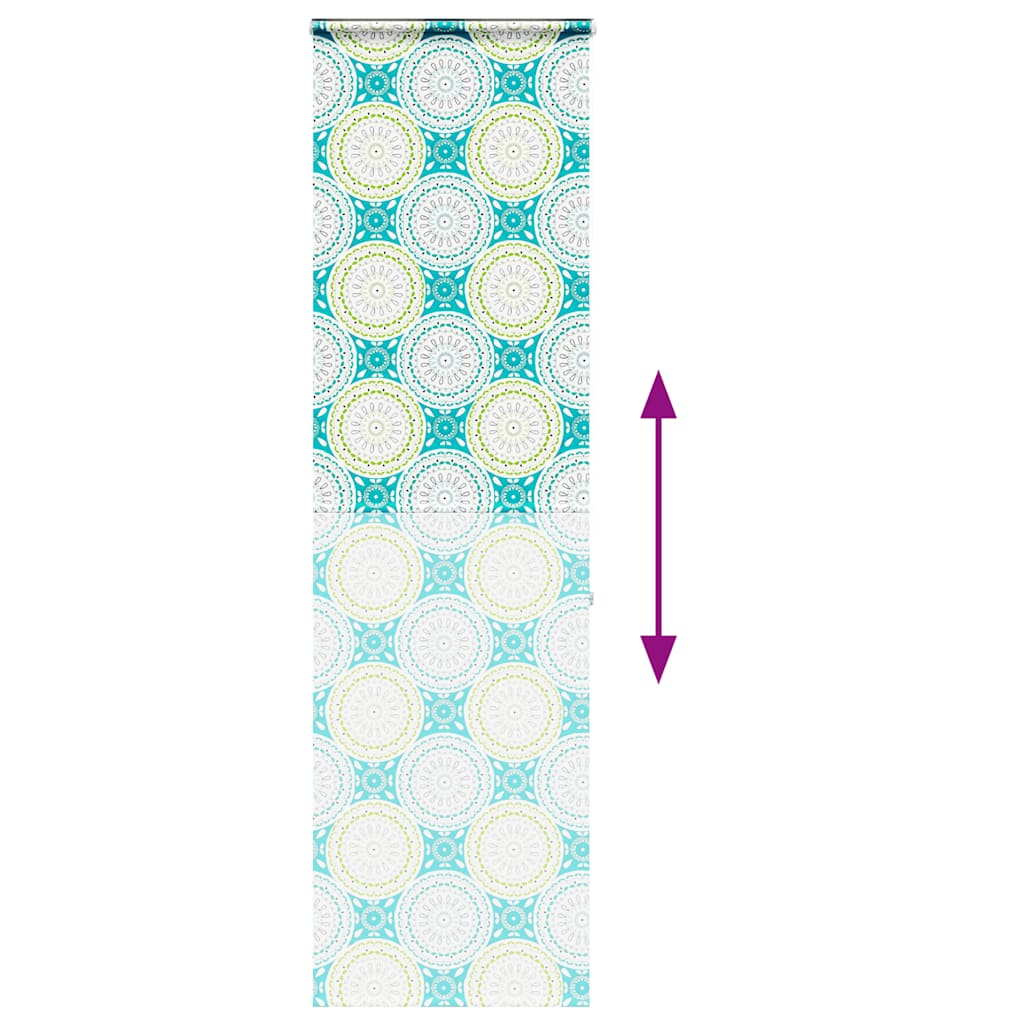 Tenda a Rullo Doccia con Cassonetto 70x240 cm Larghezza Tessuto