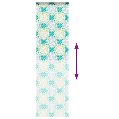 Tenda a Rullo per Doccia Cassonetto 80x240 cm Larghezza Tessuto