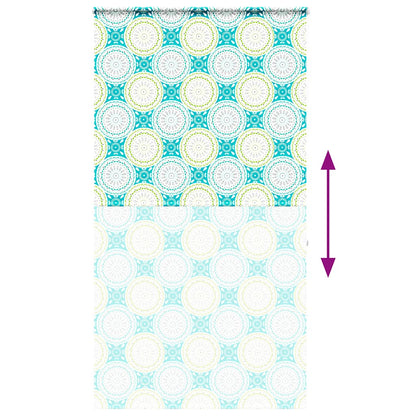Tenda a Rullo Doccia con Cassonetto 130x240cm Larghezza Tessuto