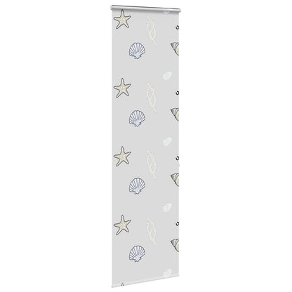 Tenda a Rullo per Doccia Cassonetto 60x240 cm Larghezza Tessuto