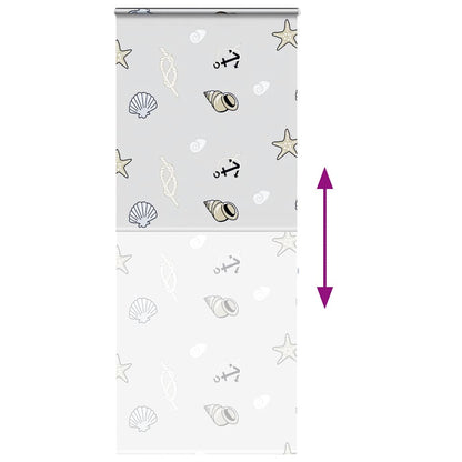 Tenda a Rullo Doccia Cassonetto 90x240 cm Larghezza Tessuto