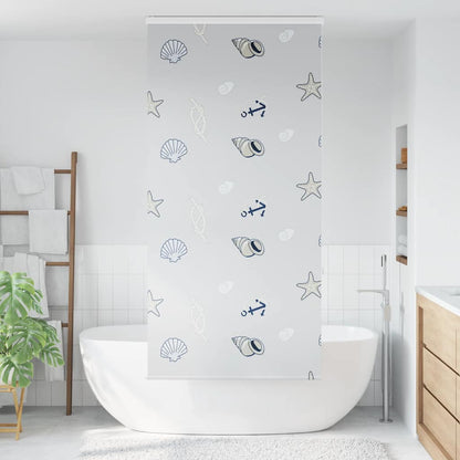 Tenda a Rullo Doccia con Cassonetto 100x240cm Larghezza Tessuto
