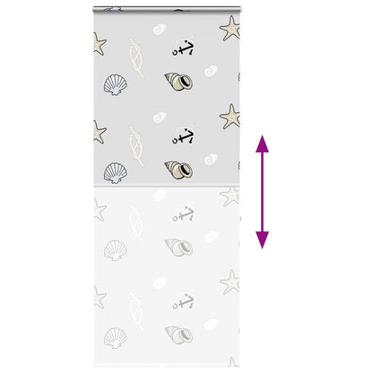 Tenda a Rullo Doccia Cassonetto 110x240 cm Larghezza Tessuto