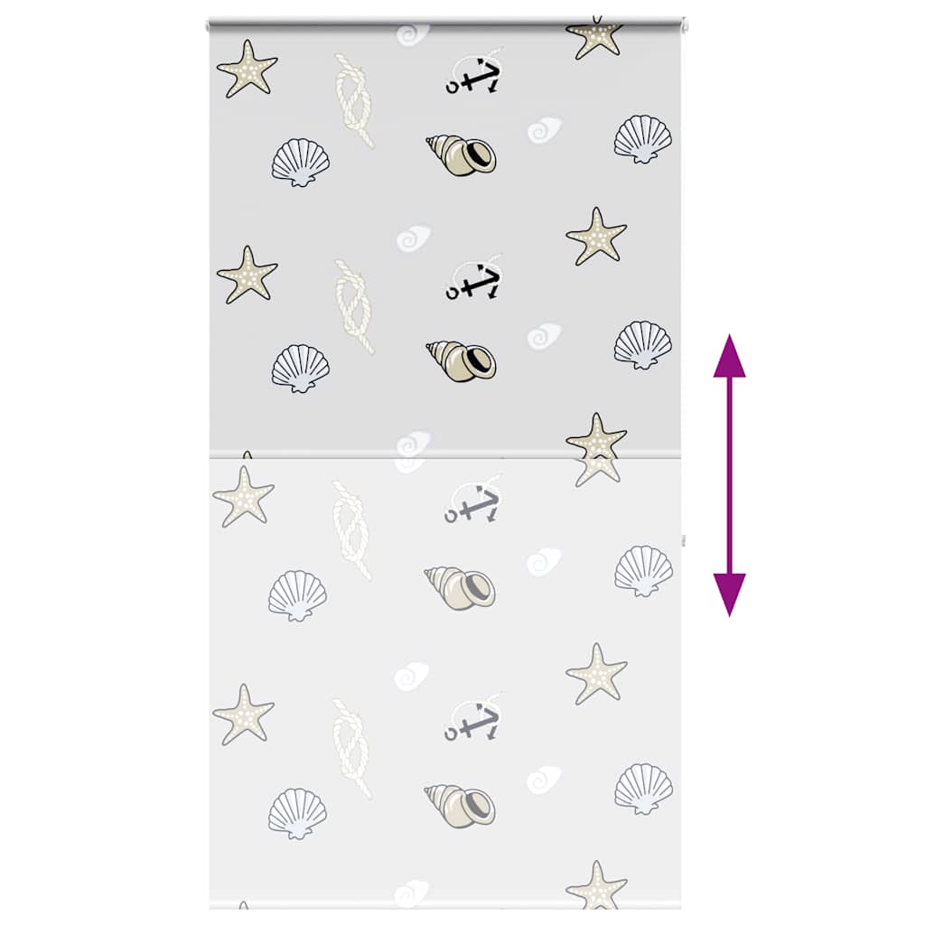 Tenda a Rullo Doccia con Cassonetto 130x240cm Larghezza Tessuto