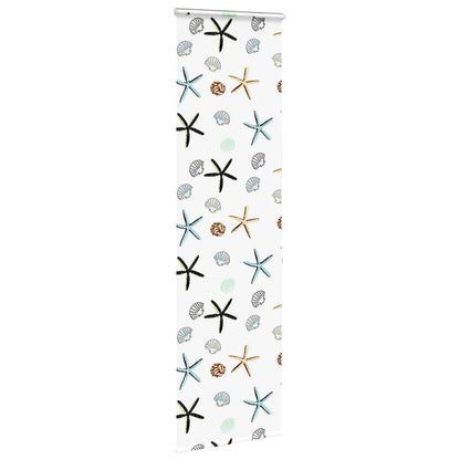 Tenda a Rullo per Doccia Cassonetto 60x240 cm Larghezza Tessuto