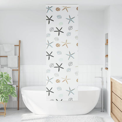 Tenda a Rullo per Doccia Cassonetto 80x240 cm Larghezza Tessuto