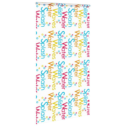 Tenda a Rullo Doccia con Cassonetto 130x240cm Larghezza Tessuto
