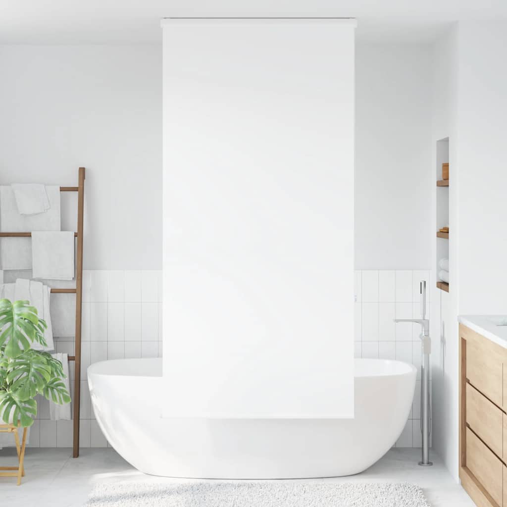 Tenda a Rullo Doccia con Cassonetto 100x240cm Larghezza Tessuto