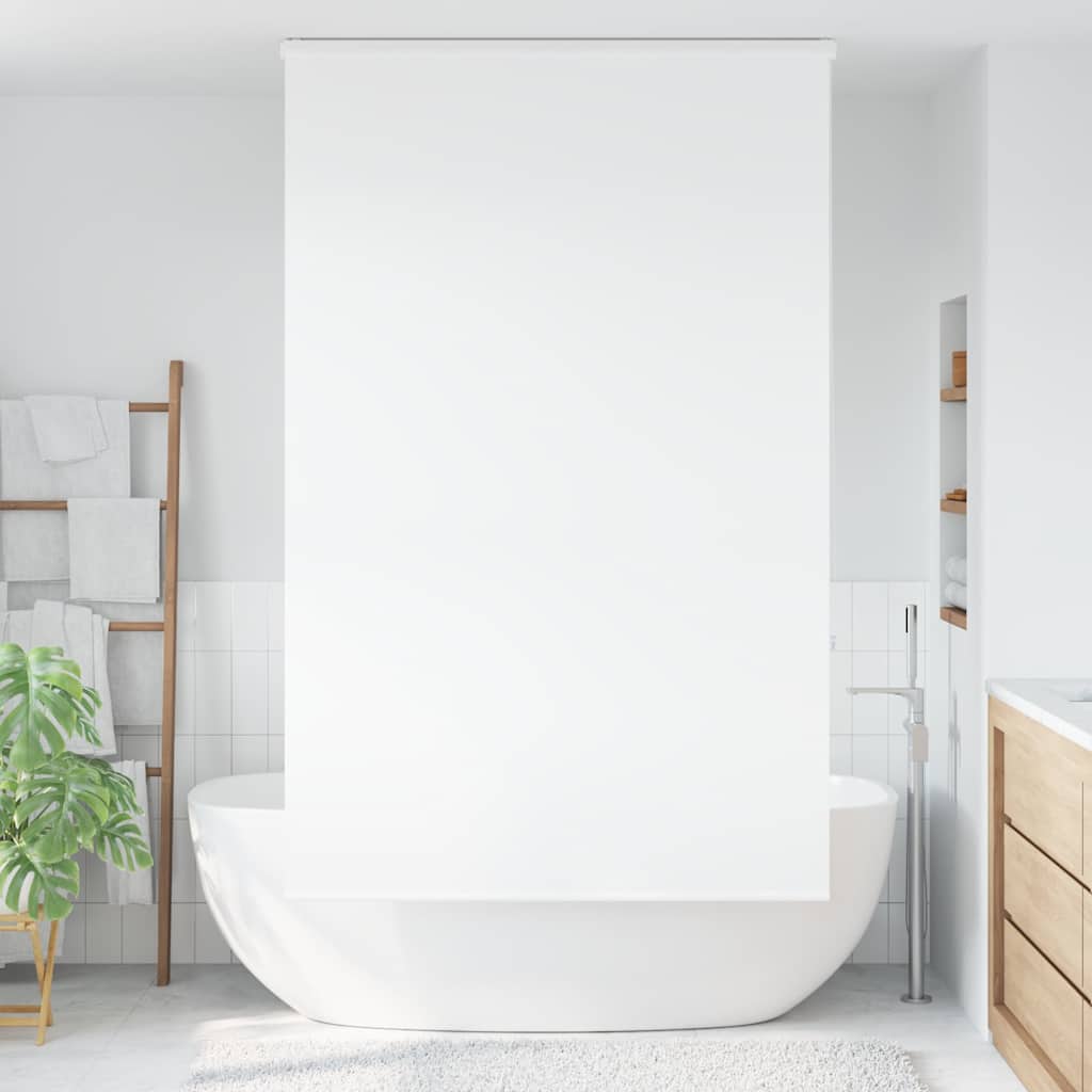 Tenda a Rullo Doccia con Cassonetto 130x240cm Larghezza Tessuto