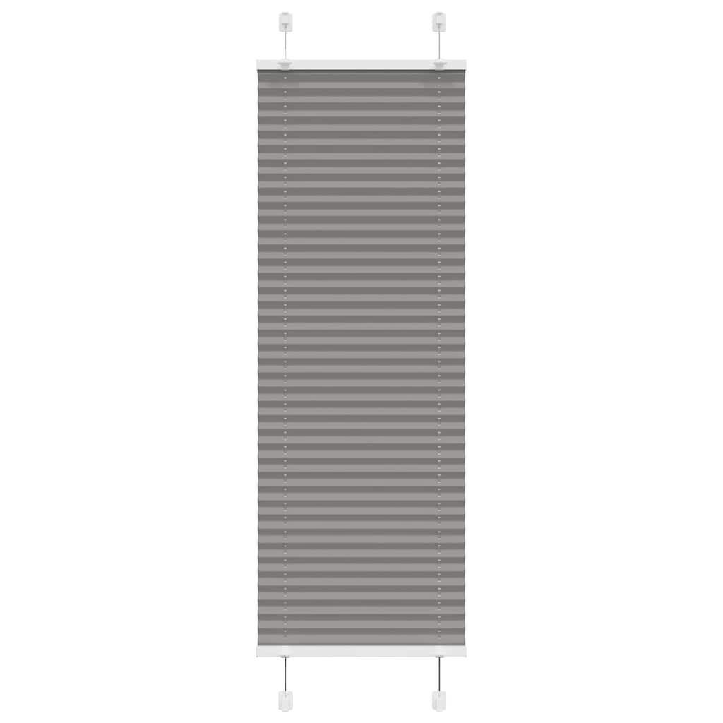Tenda Plissettata Antracite 45x100 cm Larghezza Tessuto 44,4 cm