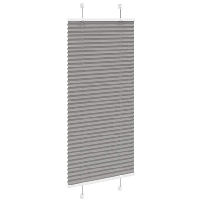 Tenda Plissettata Antracite 55x100 cm Larghezza Tessuto 54,4 cm