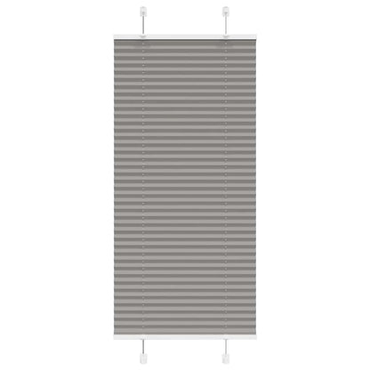Tenda Plissettata Antracite 60x100 cm Larghezza Tessuto 59,4 cm