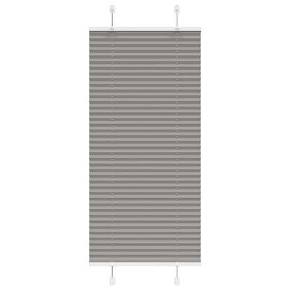 Tenda Plissettata Antracite 65x100 cm Larghezza Tessuto 64,4 cm