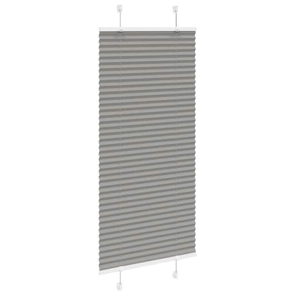 Tenda Plissettata Antracite 65x100 cm Larghezza Tessuto 64,4 cm