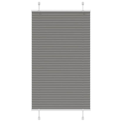 Tenda Plissettata Antracite 70x100 cm Larghezza Tessuto 69,4 cm