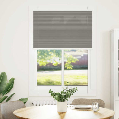Tenda Plissettata Antracite 85x100 cm Larghezza Tessuto 84,4 cm