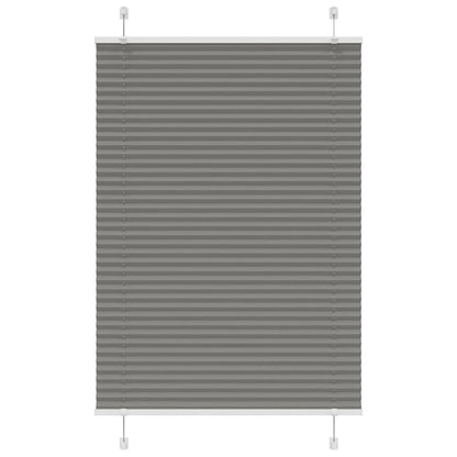 Tenda Plissettata Antracite 95x100 cm Larghezza Tessuto 94,4 cm