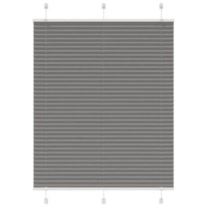 Tenda Plissettata Antracite 105x100cm Larghezza Tessuto 104,4cm