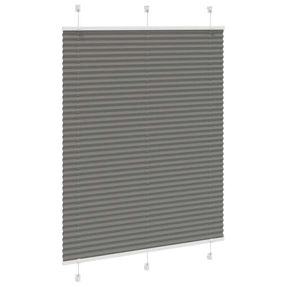 Tenda Plissettata Antracite 105x100cm Larghezza Tessuto 104,4cm