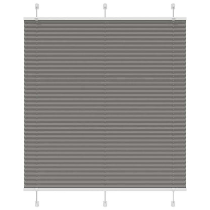 Tenda Plissettata Antracite 115x100cm Larghezza Tessuto 114,4cm