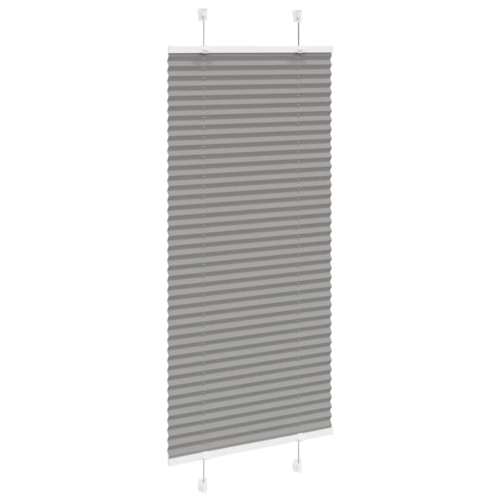 Tenda Plissettata Antracite 60x150 cm Larghezza Tessuto 59,4 cm