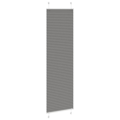 Tenda Plissettata Antracite 55x200 cm Larghezza Tessuto 54,4 cm