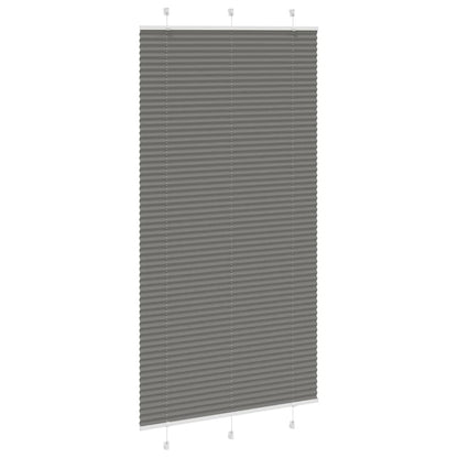 Tenda Plissettata Antracite 105x200cm Larghezza Tessuto 104,4cm