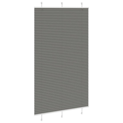 Tenda Plissettata Antracite 120x200cm Larghezza Tessuto 119,4cm