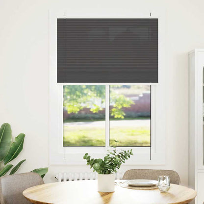 Tenda Plissettata Nera 100x150 cm Larghezza Tessuto 99,4 cm