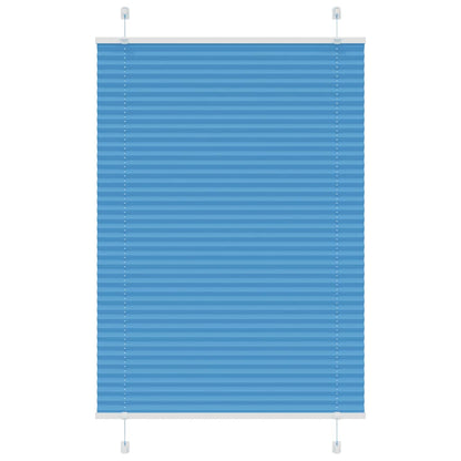 Tenda Plissettata Blu 70x100 cm Larghezza Tessuto 69,4 cm