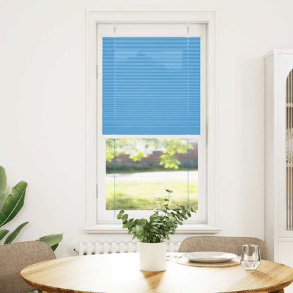 Tenda Plissettata Blu 65x150 cm Larghezza Tessuto 64,4 cm