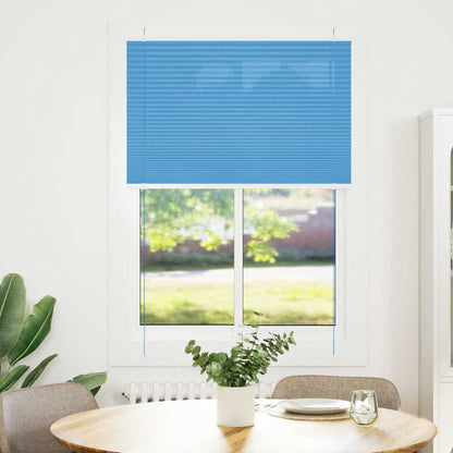 Tenda Plissettata Blu 100x150 cm Larghezza Tessuto 99,4 cm