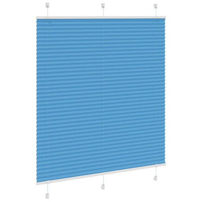 Tenda Plissettata Blu 115x150 cm Larghezza Tessuto 114,4 cm