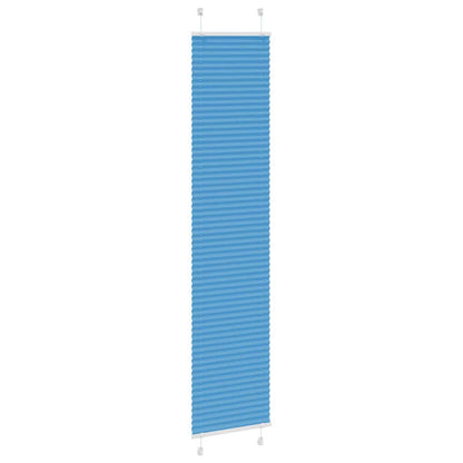 Tenda Plissettata Blu 40x200 cm Larghezza Tessuto 39,4 cm