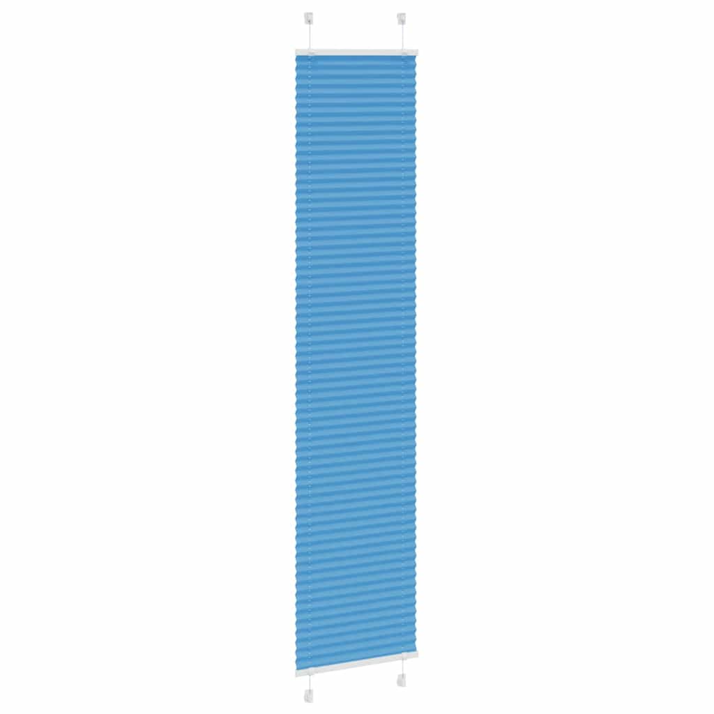 Tenda Plissettata Blu 50x200 cm Larghezza Tessuto 49,4 cm