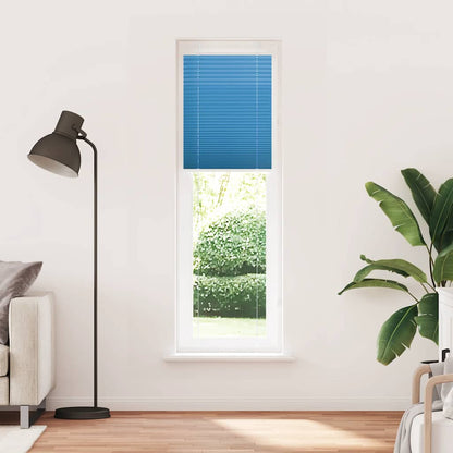 Tenda Plissettata Blu 55x200 cm Larghezza Tessuto 54,4 cm