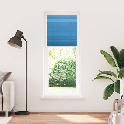 Tenda Plissettata Blu 80x200 cm Larghezza Tessuto 79,4 cm