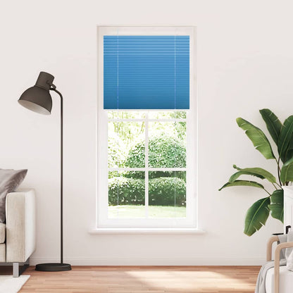 Tenda Plissettata Blu 95x200 cm Larghezza Tessuto 94,4 cm