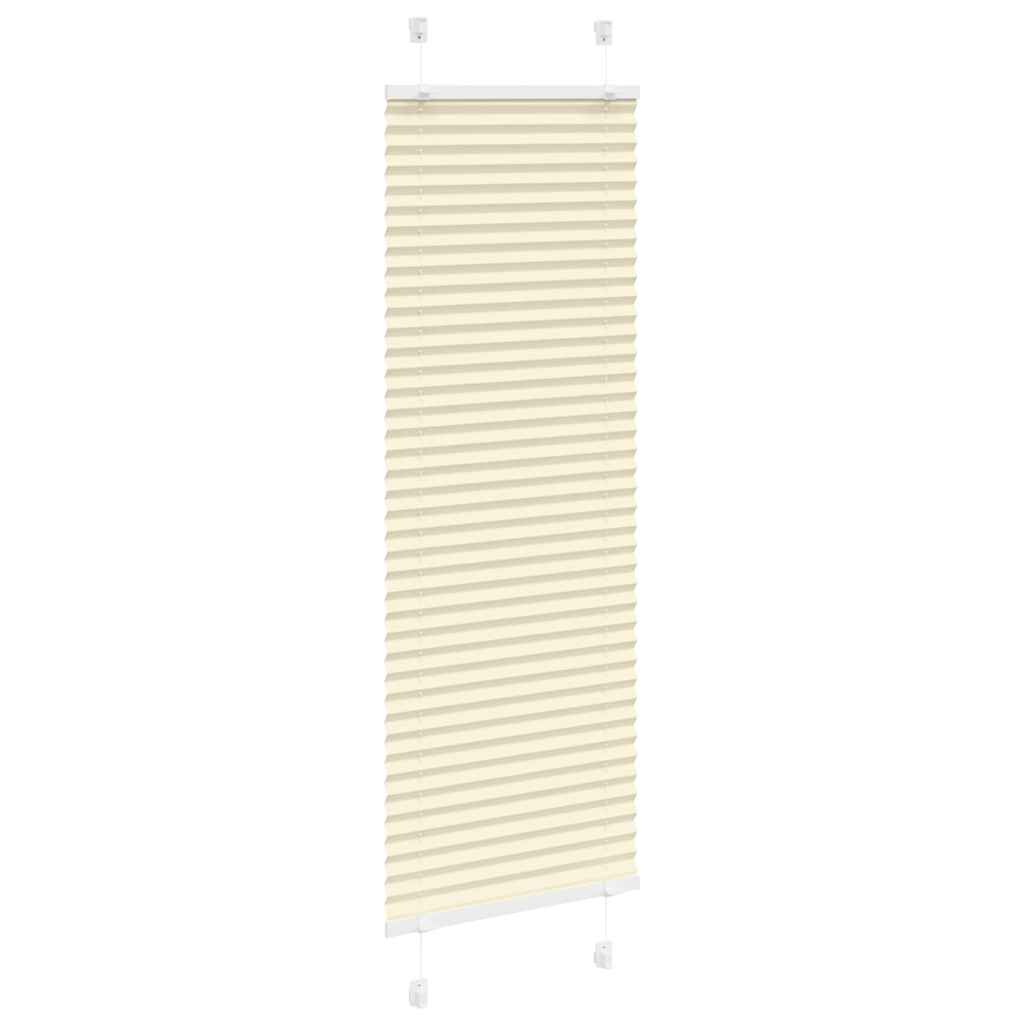 Tenda Plissettata Crema 50x100 cm Larghezza Tessuto 49,4 cm