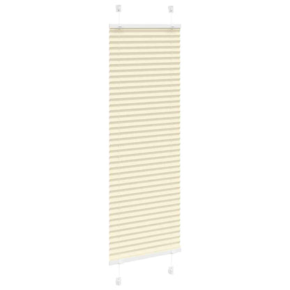 Tenda Plissettata Crema 50x100 cm Larghezza Tessuto 49,4 cm