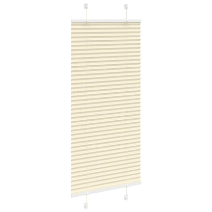 Tenda Plissettata Crema 60x100 cm Larghezza Tessuto 59,4 cm
