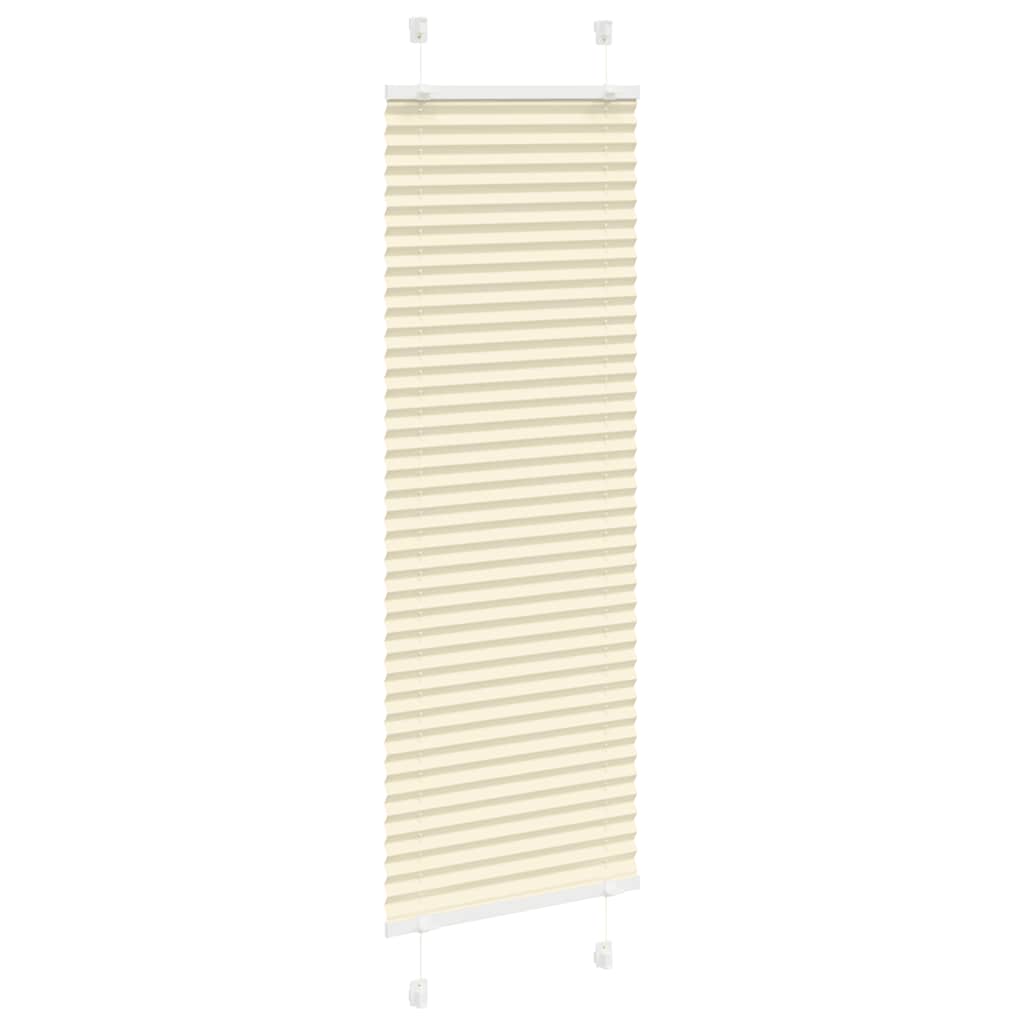 Tenda Plissettata Crema 45x150 cm Larghezza Tessuto 44,4 cm