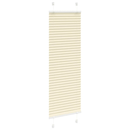 Tenda Plissettata Crema 45x150 cm Larghezza Tessuto 44,4 cm